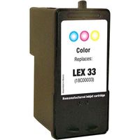 Tintenpatrone passend fr Lexmark 018CX033E NO 33 HC Druckkopfpatrone color High-Capacity