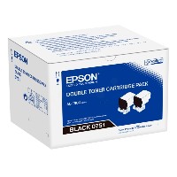 Epson Original Toner-Kit schwarz Doppelpack C13S050751