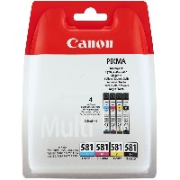 Canon Original Tintenpatrone MultiPack Bk,C,M,Y Blister mit Sicherheitsband 2103C006