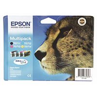 Epson Original Tintenpatrone MultiPack Bk,C,M,Y C13T07154012