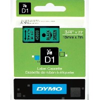 Dymo Original DirectLabel-Etiketten schwarz auf grn 45809