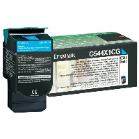 Lexmark Original Toner cyan extra High-Capacity return program C544X1CG