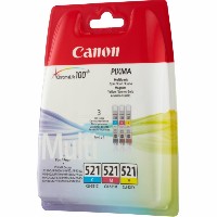 Canon Original Tintenpatrone MultiPack C,M,Y Blister mit Sicherheitsband 2934B016