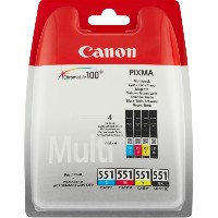 Canon Original Tintenpatrone MultiPack Bk,C,M,Y Blister 6509B009