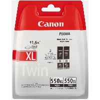 Canon Original Tintenpatrone schwarz High-Capacity pigmentiert Doppelpack 6431B005