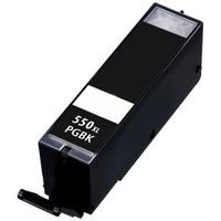 Druckerpatrone passend für Canon 6496B001 PGI-550 PGBK Tintenpatrone schwarz, mit Chip u.a. für Canon Pixma MG 5450/6350/MX 725
