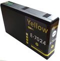 Druckerpatrone passend fr Epson C13T70244010 T7024 Tintenpatrone gelb XL, 2.000 Seiten, Inhalt 21,3 ml fr Epson WP 4015/4025